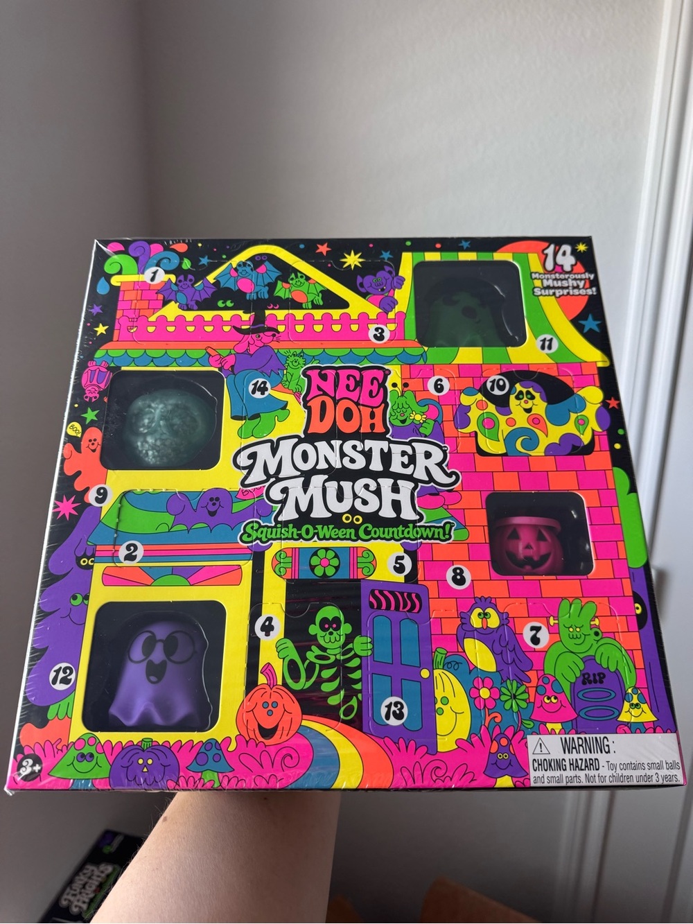 NeeDoh Monster Mush Squish-O-Ween Countdown